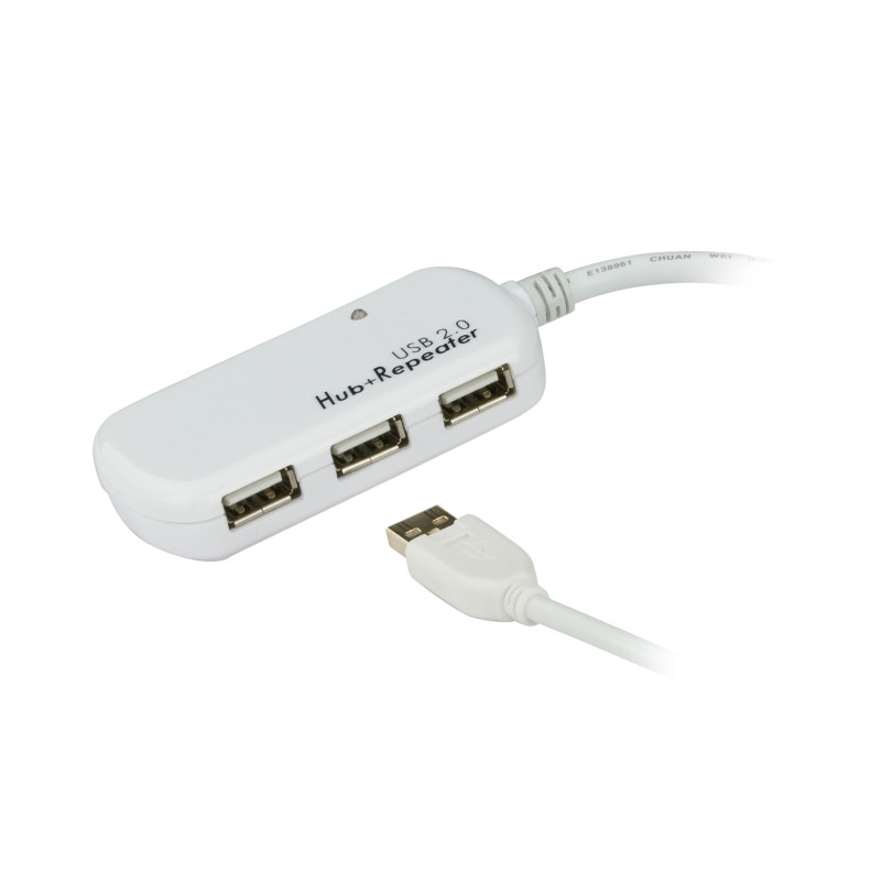 ATEN Rallonge USB 2.0 avec concentrateur à 4 ports - 12 m