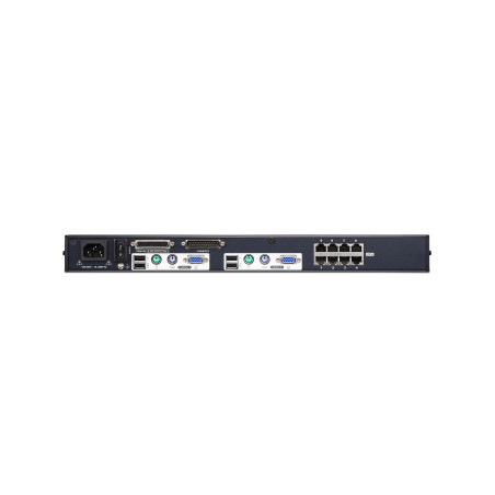 ATEN Commutateur KVM (DisplayPort, HDMI, DVI, VGA) multi-interface Cat 5 à 8 ports et 2 consoles