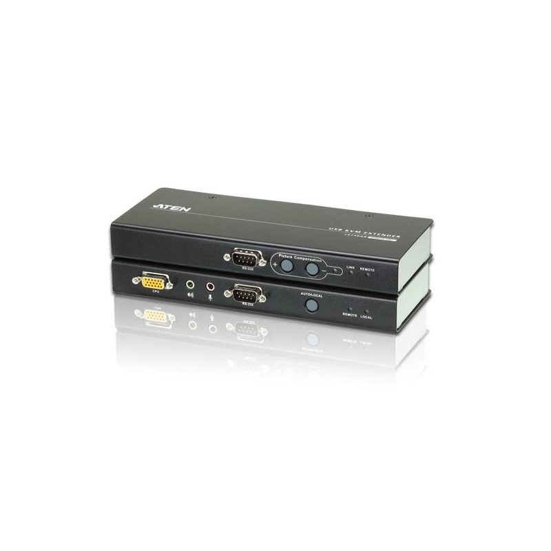 ATEN Système d'extension KVM Cat 5 VGA/Audio USB (1280 x 1024 à 200 m)