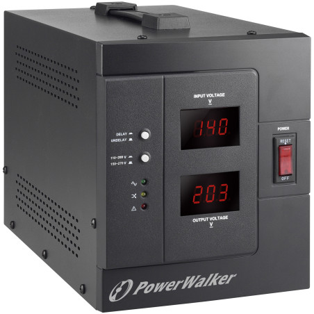 PowerWalker AVR 3000 SIV FR régulateur de tension 1 sortie(s) CA 110-280 V Noir