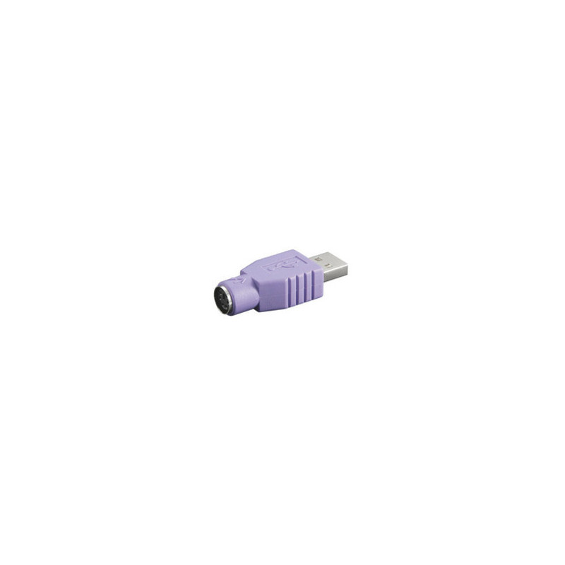 Microconnect USBA-M/PS2-F changeur de genre de câble Violet