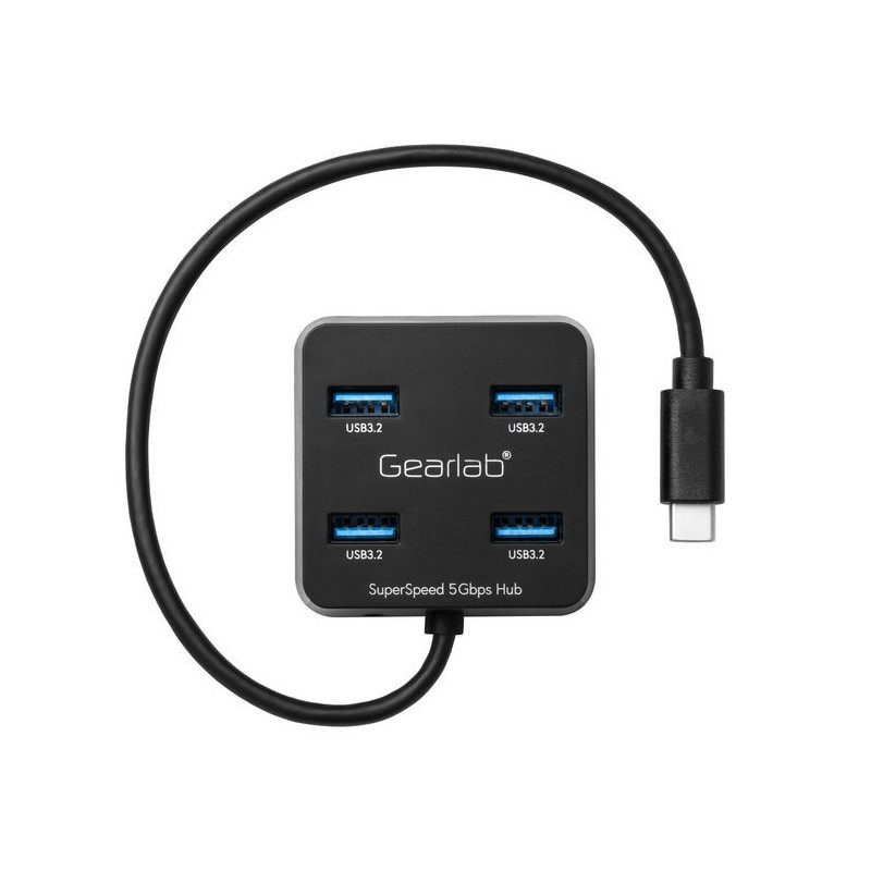 Gearlab GLB2354024 USB 3.2 Gen 1 (3.1 Gen 1) Type-C 5000 Mbit/s Noir