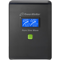 PowerWalker VI 1500 PSW FR Interactivité de ligne 1,5 kVA 1050 W 4 sortie(s) CA