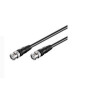 Microconnect BNC - BNC, 0.5m, M-M câble coaxial 0,5 m Noir