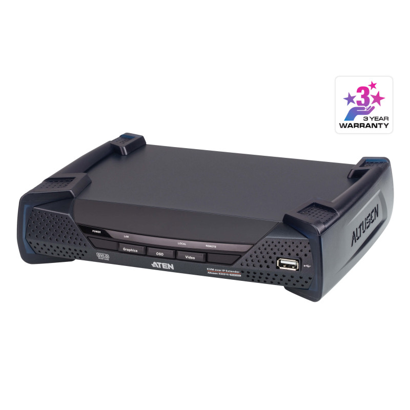 ATEN Récepteur KVM 2K DVI-D Dual Link sur IP