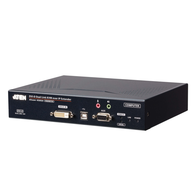 ATEN Émetteur KVM 2K DVI-D Dual Link sur IP avec double SFP