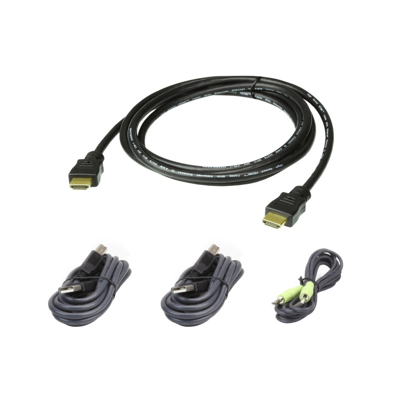 ATEN Kit de câbles KVM sécurisé HDMI USB 1,8 M