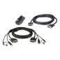 ATEN Kit de câbles KVM sécurisé deux affichages DVI-D Dual Link USB 1,8 M