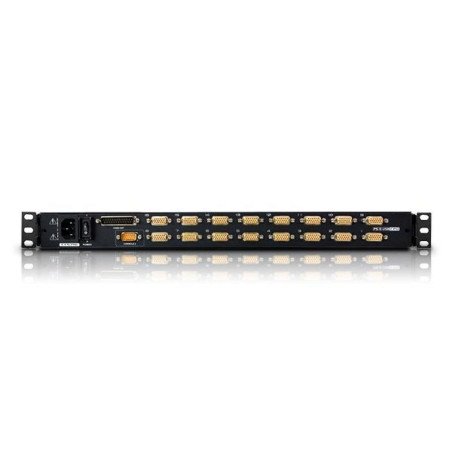 ATEN CL5716N commutateur écran, clavier et souris Grille de montage Noir