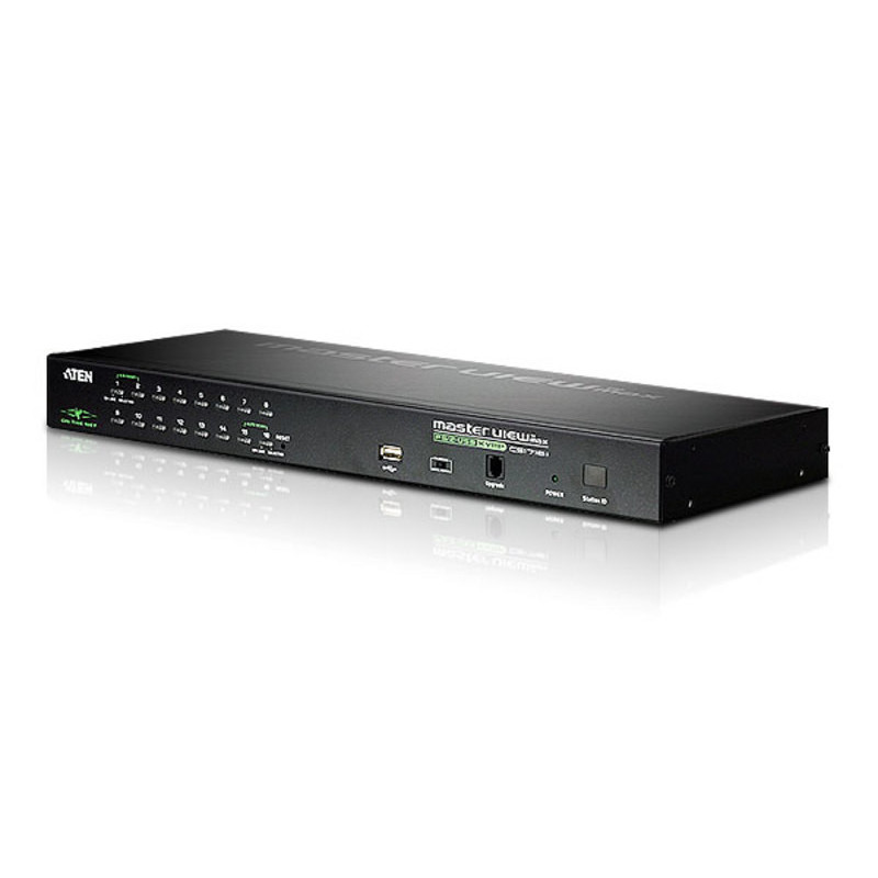 ATEN Commutateur KVM VGA 16 ports PS/2-USB sur IP accès de partage 1 local/distant