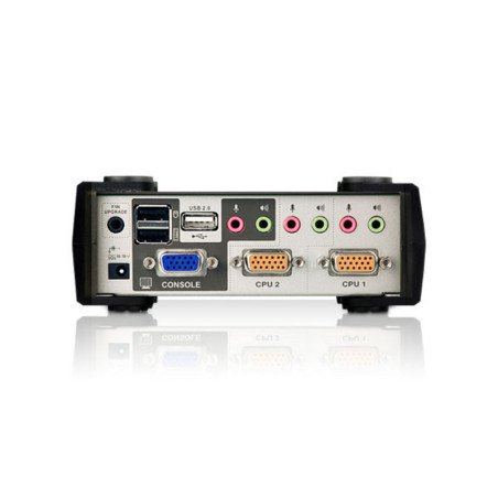 ATEN Commutateur KVMP™ VGA/audio PS/2-USB 2 ports avec OSD