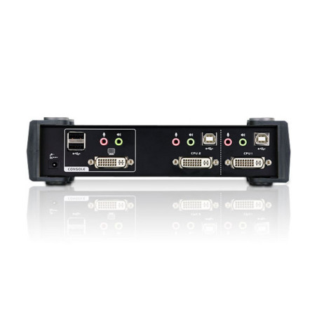 ATEN Commutateur KVMP™ DVI/audio USB 2 ports