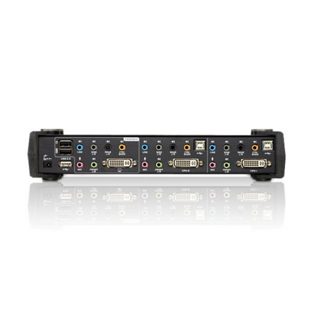 ATEN Commutateur KVMP™ DVI Dual Link/audio CH7.1 USB 2 ports