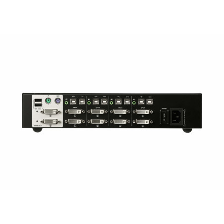 ATEN Commutateur KVM sécurisé deux affichages DVI USB à 4 ports (conforme à PSS PP v3.0)