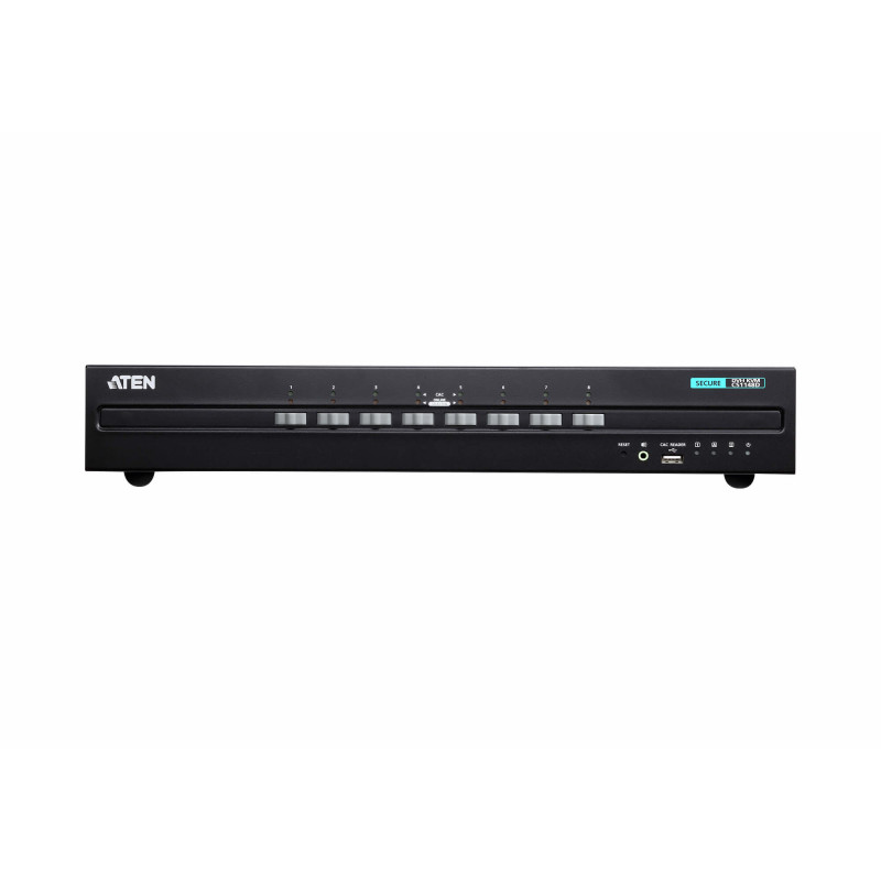 ATEN Commutateur KVM sécurisé deux affichages DVI USB à 8 ports (conforme à PSS PP v3.0)