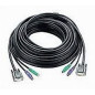 ATEN PS/2 KVM Cable, 20m câble kvm Noir