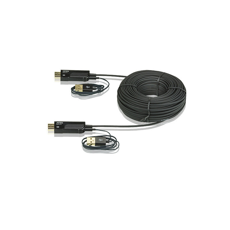 ATEN VE875 câble HDMI 100 m HDMI Type A (Standard) Noir