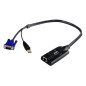 ATEN Adaptateur KVM VGA USB avec prise en charge de la vidéo composite