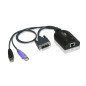 ATEN Adaptateur KVM de support virtuel DVI USB avec prise en charge des smart card