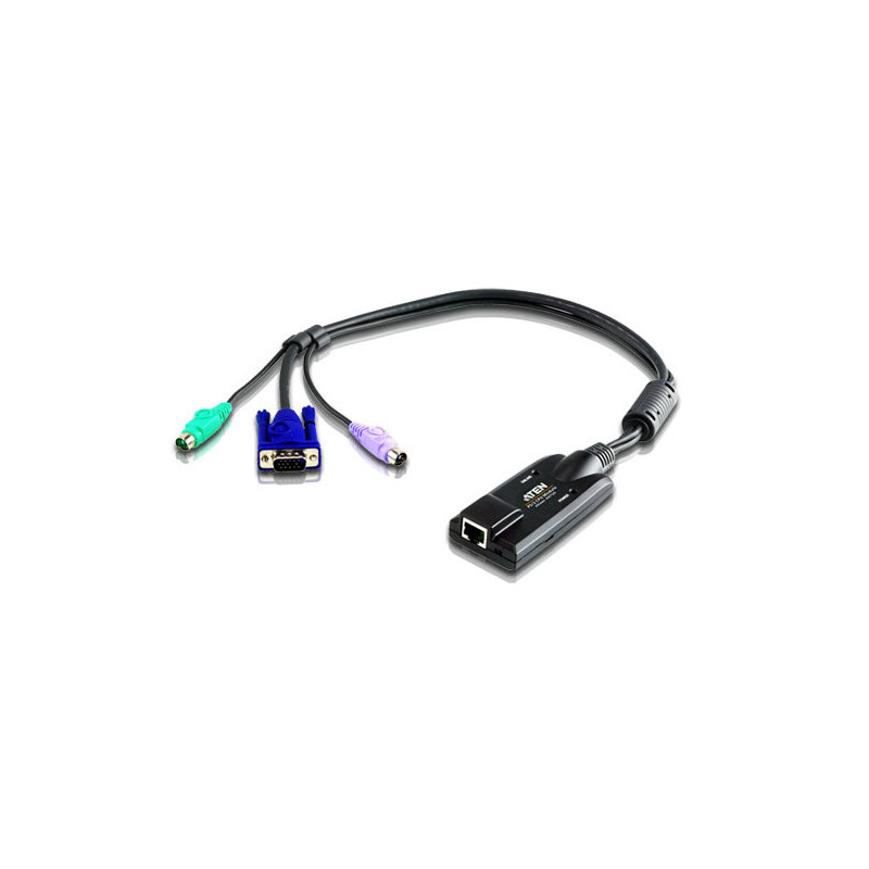 ATEN Adaptateur KVM VGA PS/2 avec prise en charge de la vidéo composite