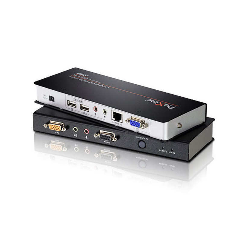 ATEN Extension KVM Cat 5 VGA/audio USB avec redressement (1280 x 1024@300m)