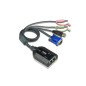 ATEN Adaptateur KVM de support virtuel VGA/audio USB avec sortie double