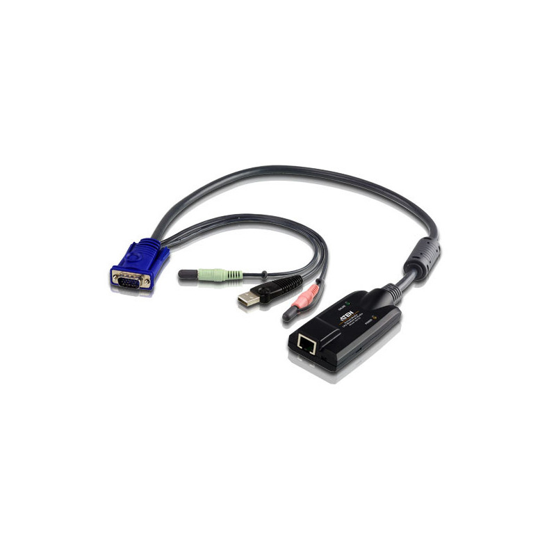 ATEN Adaptateur KVM de support virtuel VGA/audio USB