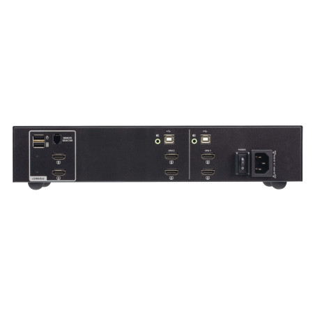 ATEN Commutateur KVM sécurisé à double écran HDMI 2 ports USB (conforme à la norme PSD PP v4.0)