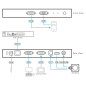 ATEN Module adaptateur KVM avec USB, PS/2, et Console locale RS-232