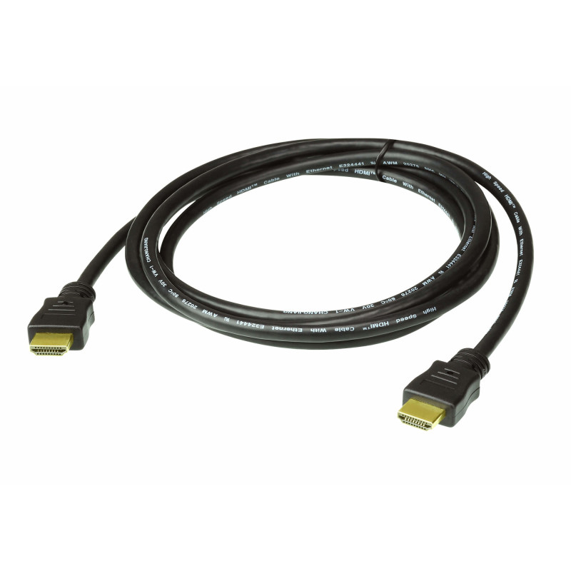 ATEN Câble HDMI True 4K haute vitesse 2 m avec Ethernet