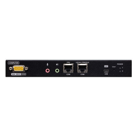 ATEN 1 commutateur KVM sur IP VGA à port unique avec accès partagé local/distant