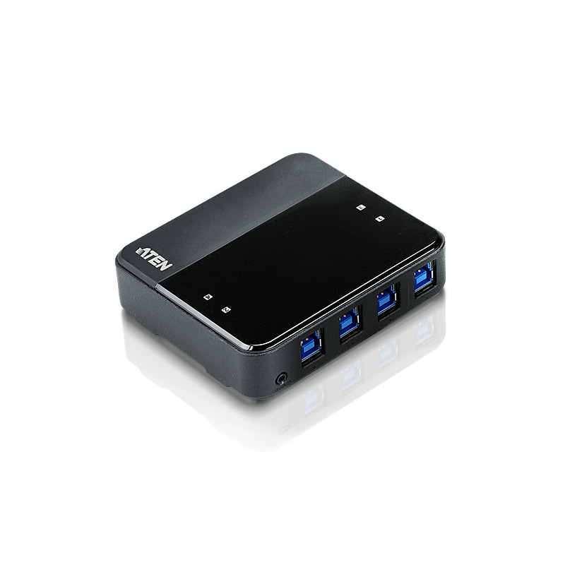 ATEN Commutateur de partage des périphériques USB 3.2 Gen1 à 4 x 4 ports