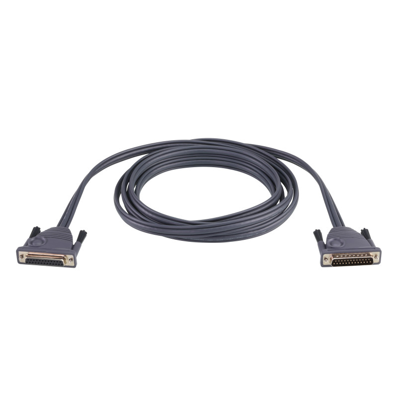 ATEN 2L1701 câble Série Noir 1,8 m DB-25