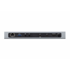 ATEN UH7230-AT-G station d'accueil Avec fil Thunderbolt 3 Argent