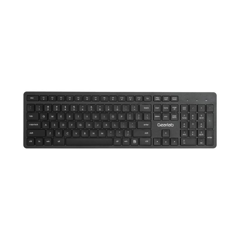 Gearlab GLB212202 clavier RF sans fil QWERTY US International Noir