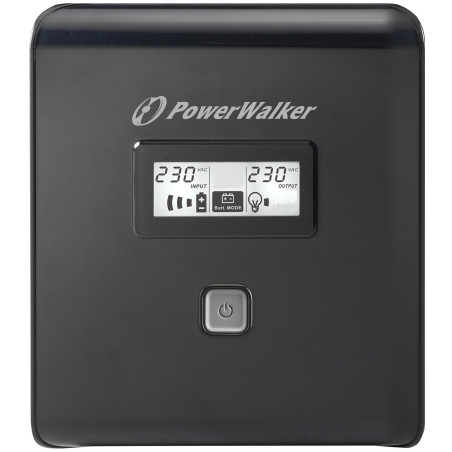 PowerWalker VI 1000 LCD FR Interactivité de ligne 1 kVA 600 W 4 sortie(s) CA