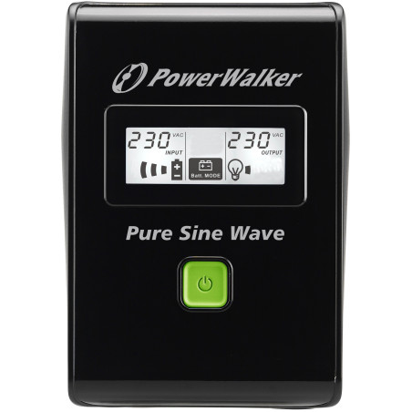 PowerWalker VI 600 SW FR Interactivité de ligne 0,6 kVA 360 W 2 sortie(s) CA