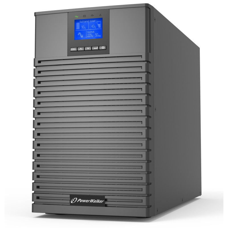 PowerWalker VFI 2000 ICT IoT Double-conversion (en ligne) 2 kVA 2000 W 8 sortie(s) CA