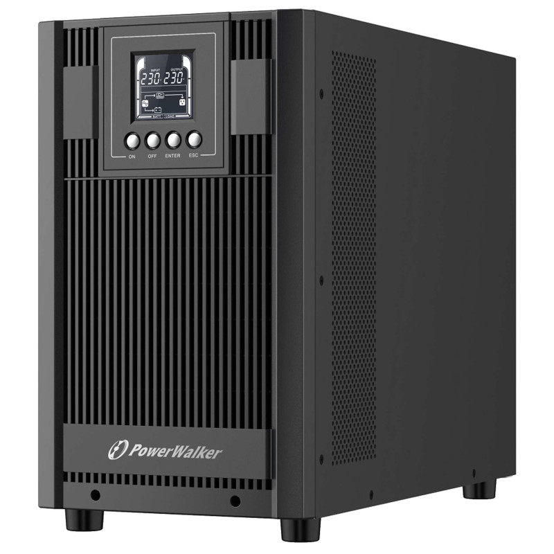 PowerWalker VFI 3000 AT UK Double-conversion (en ligne) 3 kVA 2700 W 3 sortie(s) CA