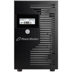 PowerWalker VI 3000 LCD FR Interactivité de ligne 3 kVA 1800 W 4 sortie(s) CA