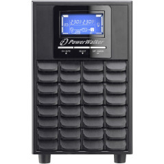 PowerWalker VFI 2000C LCD Double-conversion (en ligne) 2 kVA 1600 W 4 sortie(s) CA