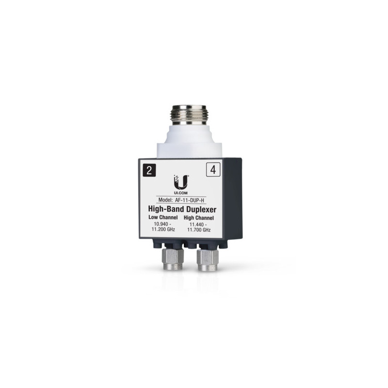 Ubiquiti Networks AF-11-DUP-H adaptateur de fibres optiques 1 pièce(s) Noir, Argent, Blanc