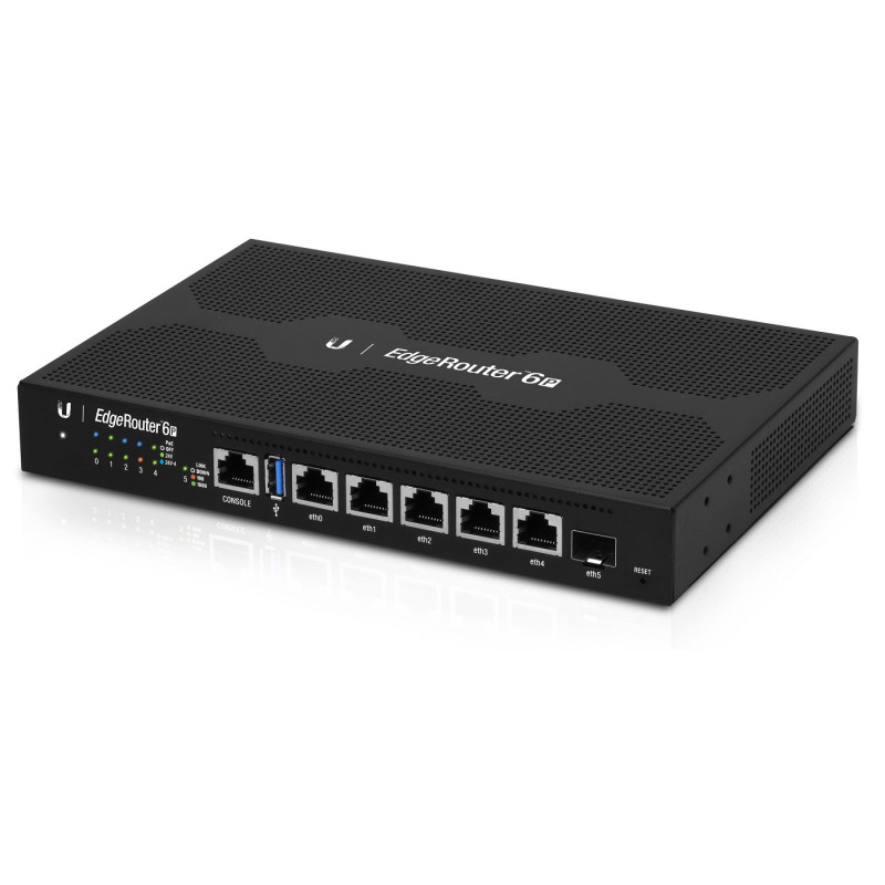 Ubiquiti Networks EdgeRouter 6P Routeur connecté Gigabit Ethernet Noir