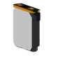 Western Digital 1EX1791 Boîtier de disques de stockage Boîtier HDD Noir, Gris, Orange 3.5"