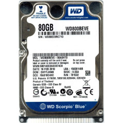 Western Digital WD800BEVE-RFB