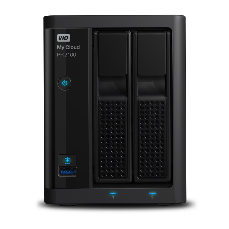 Western Digital My Cloud PR2100 NAS Bureau Ethernet/LAN Noir N3710