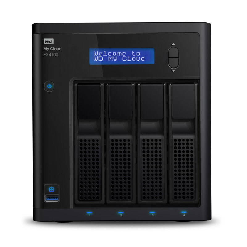 Western Digital My Cloud EX4100 NAS Bureau Ethernet/LAN Noir Armada 388