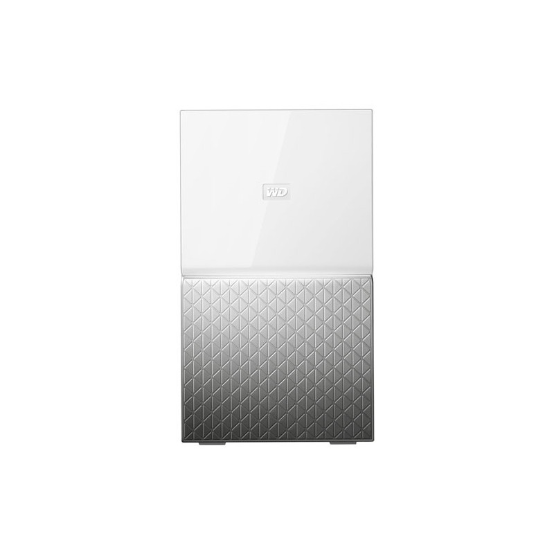 Western Digital MY CLOUD HOME Duo dispositif de stockage cloud personnel 6 To Ethernet/LAN Argent, Blanc