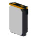 Western Digital 1EX1223 Boîtier de disques de stockage Boîtier HDD Noir, Gris, Orange 3.5"