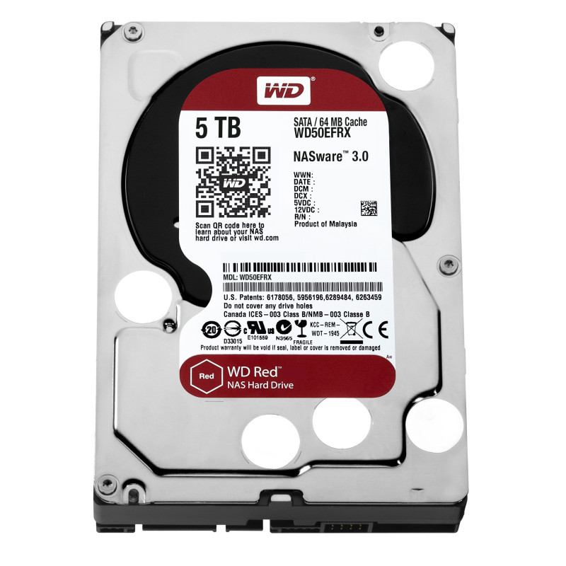 Western Digital Red 5TB 3.5" 5000 Go Série ATA III